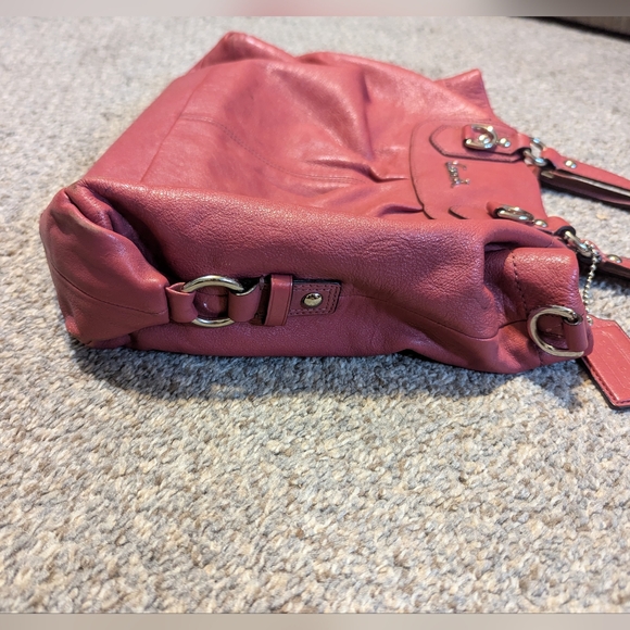Coach Purse Ashley Dark Pink - Picture 5 of 9